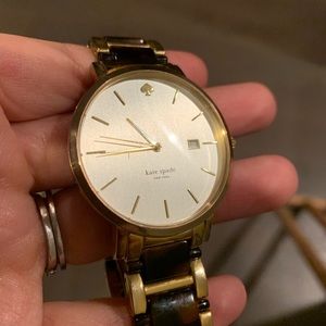 Kate Spade gold and tortoise watch!